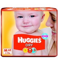 Huggies Dry New M 62s(5-11kg)