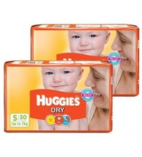 Huggies Dry New S 30s (Up to 7 Kg)